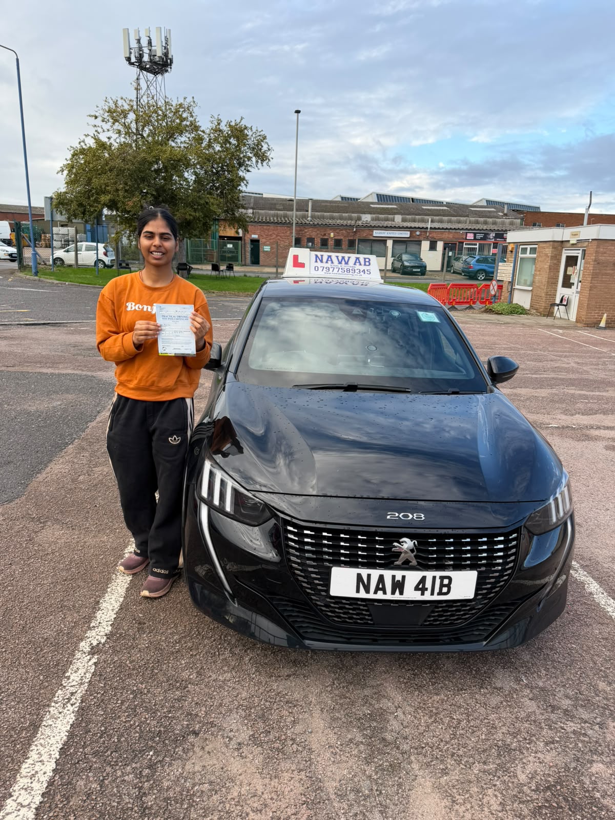 Rose Ghai, a first-time passer with Nawab School of Motoring